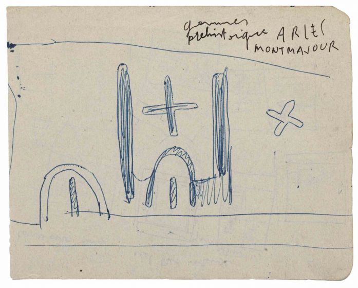 Sketch of the Abbey of Montmajour