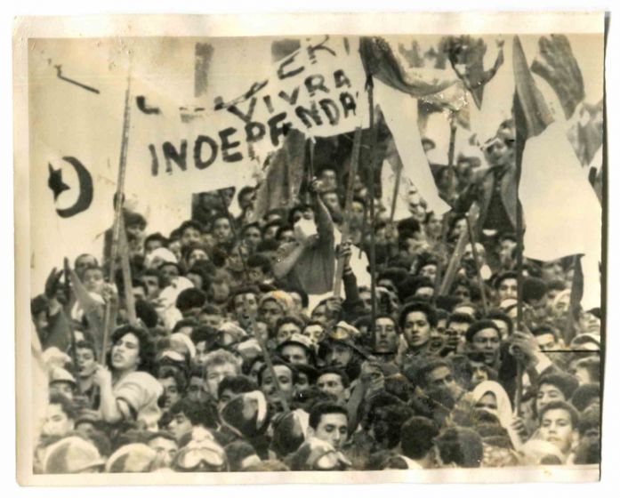 War in Algeria - Manifestation  