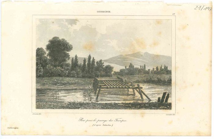 Pont pour le Passage des Troupes