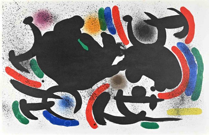 Miró Lithographe I - Plate VII