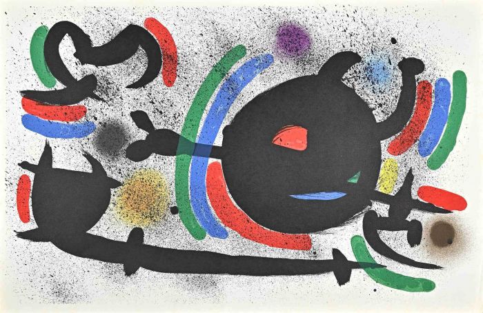 Miró Lithographe I - Plate X