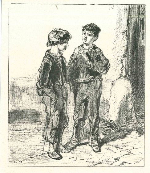 Paul Gavarni - The Conversation - Modern Art