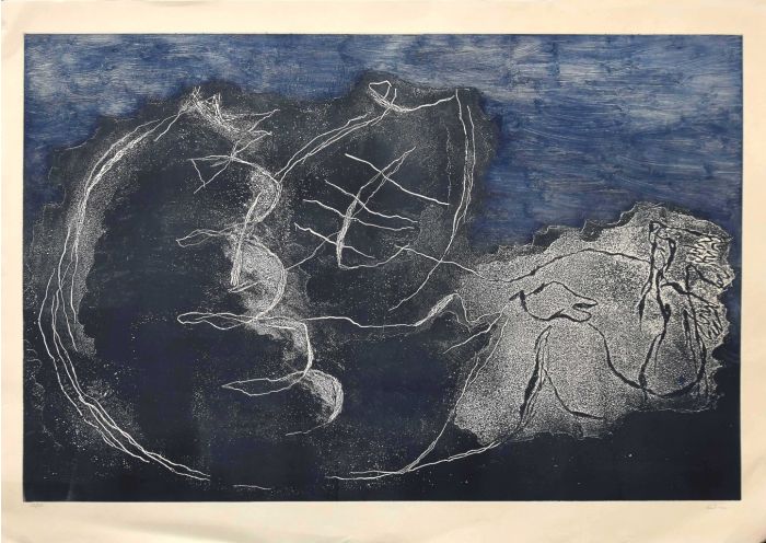 This original print is not signed. It is an original etching by Jean Fautrier is an artist's proof.   Contemporary art, modern art, Artwork, Print, Etching, Jean Fautrier, art for sale, art, buy art online, prints, lithograph, online, artworks, artwork, e