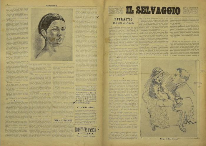 "Il Selvaggio no.10- 1934", Illustrated by Mino Maccari- Art Magazine
