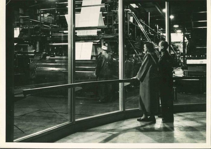 Presses in Operation - American Vintage Photograph 