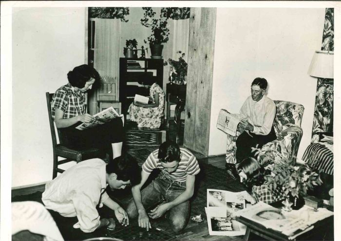The Family - American Vintage Photograph