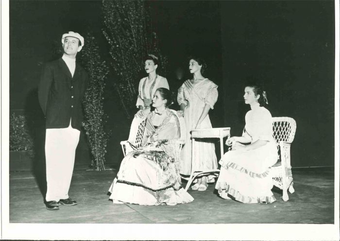 Outdoor Drama - American Vintage Photograph