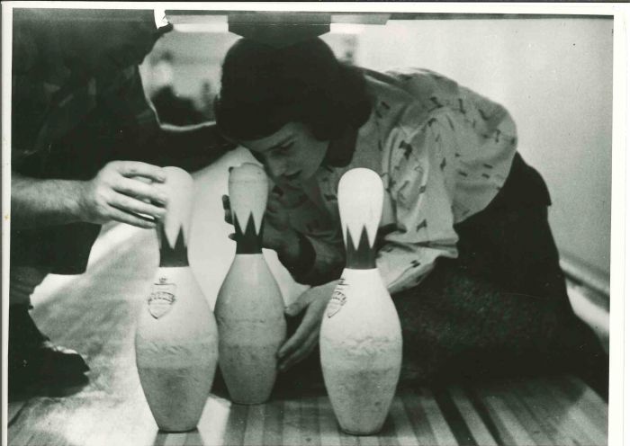 Bowling - American Vintage Photograph