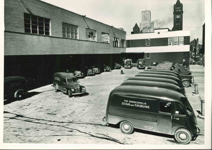 Modern Newspaper Plant - American Vintage Photograph