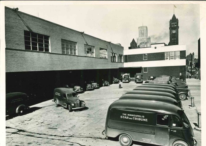 Modern Newspaper Plant - American Vintage Photograph