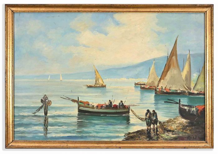 Ships in the Gulf of Naples