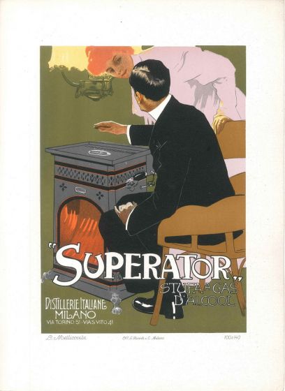 Superator by Leopoldo Metlicovitz - Modern Artwork
