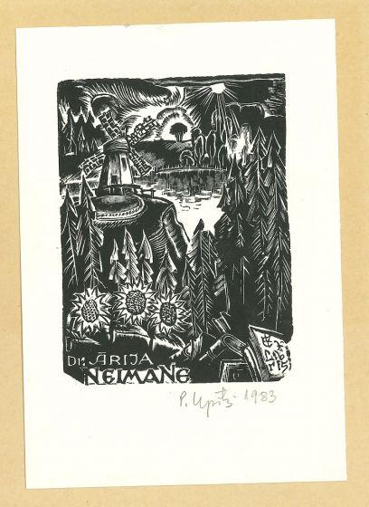 Ex Libris Arija Neimane - Contemporary Artwork 