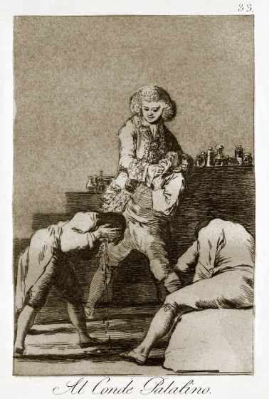 Al Conde Palatino by Francisco Goya - Old Master 