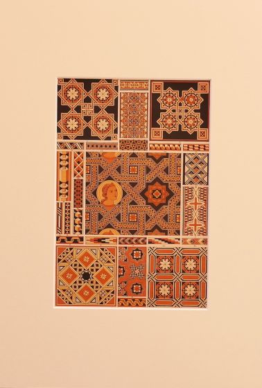 Gothic Wood Inlays by Anonymous- Modern Artwork