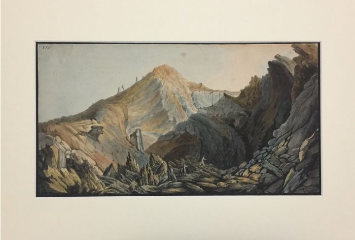 Landscape - Plate XIV from "Campi Flegrei" 