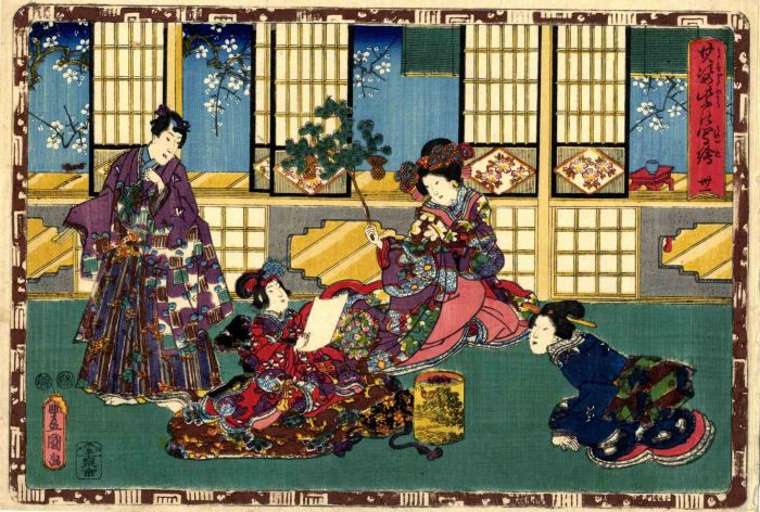 Utagawa Kunisada - The Radiant Prince Genji - Modern Artwork
