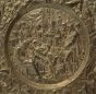 Big Copper Gilded Plate