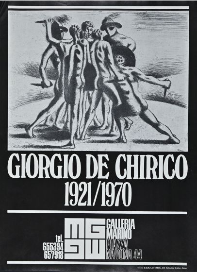 Poster Giorgio De Chirico Exhibition