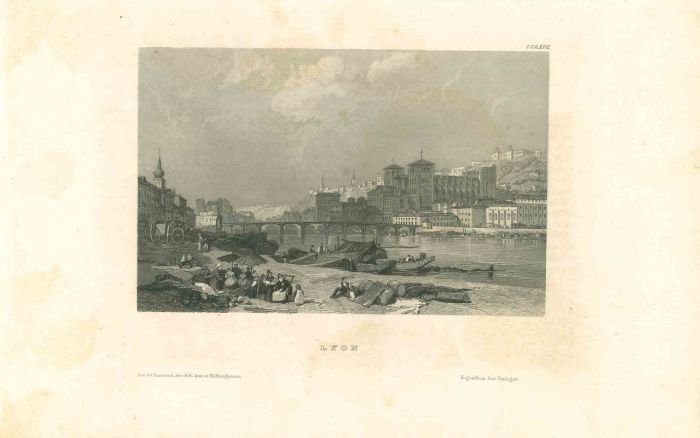Ancient View of Lyon