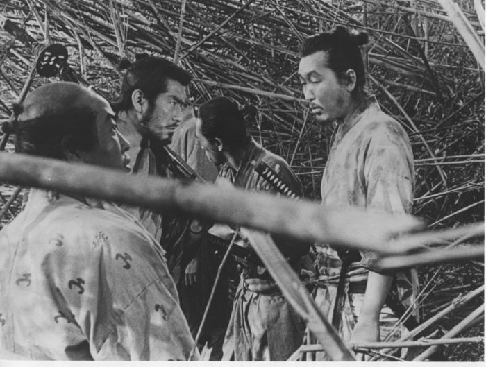 A Scene from the Movie The Seven Samurai