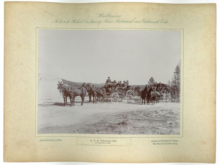 U. St. Yellowstone Park - 23 September 1893 - by prince Franz Ferdinand von Osterreich Este -  Artwork