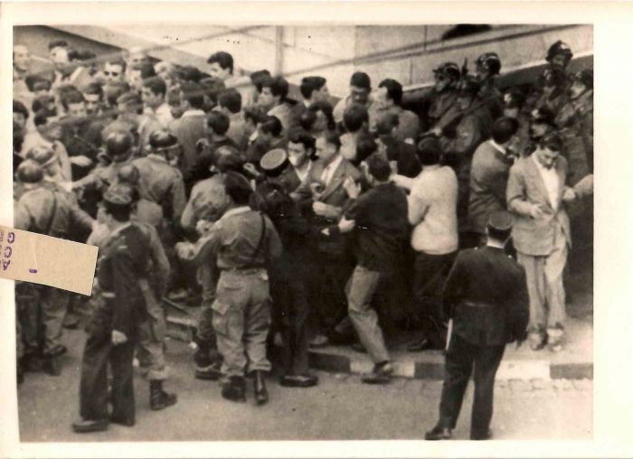 Policemen, Algeria,  historical photograph
