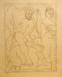 Hercules kills the centaur Nessus from Les Métamorphose d'Ovide by Pablo Picasso