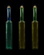 Vintage Colored Glass Bottles