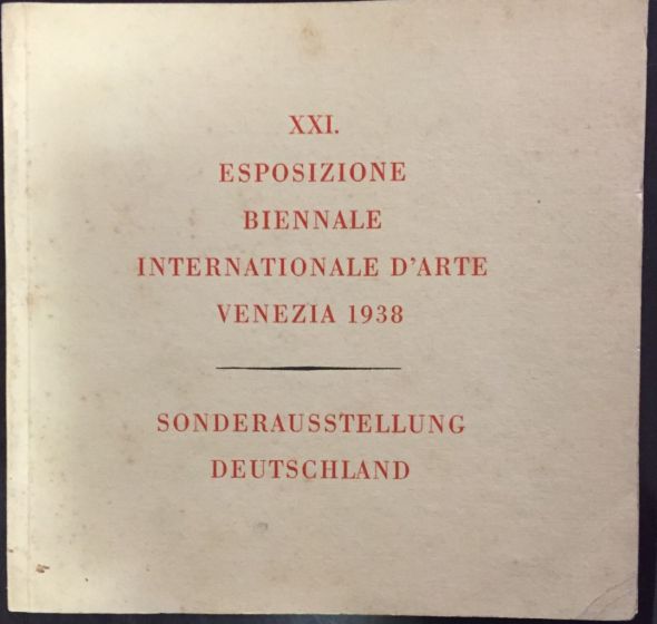 XXI. Esposizione Biennale Internationale d'Arte Venezia 1938