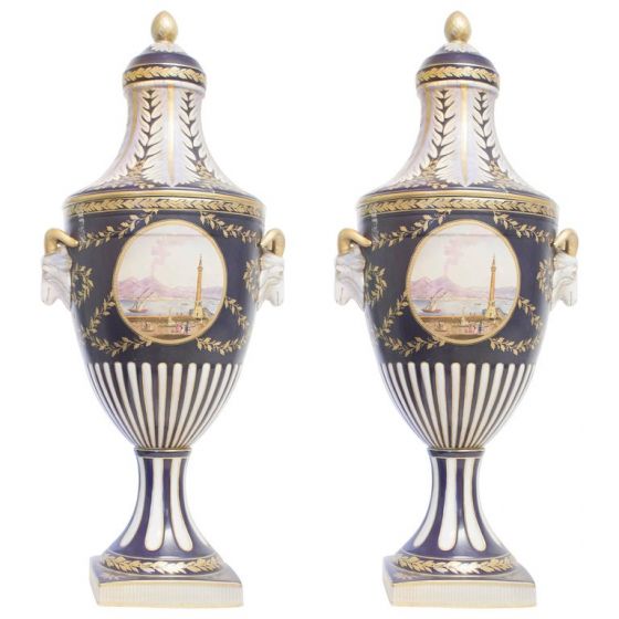 Couple of Big Amphoras by Anonymous - Decorative Object