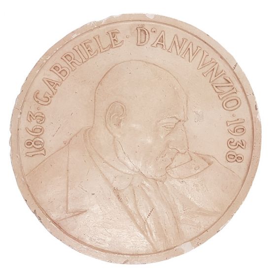 Gabriele D'Annunzio Portrait by Aurelio Mistruzzi -  Decorative Object