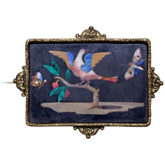 Small Plate with Bird Between Two Butterflies by Anonymous - Decorative Objects