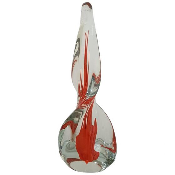 Glass Spiraling Obelisks by Venini - Decorative Object