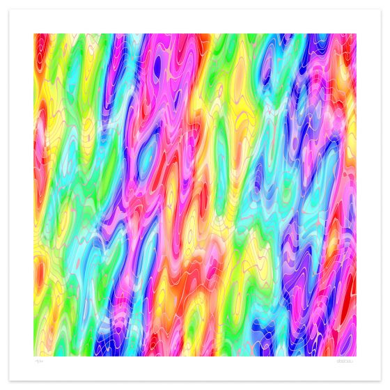 Dimension 1 by Dadodu - Contemporary Art Print