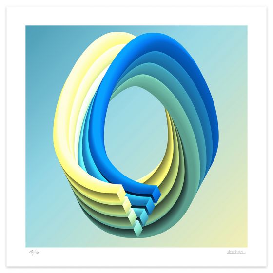 Stand Egg by Dadodu - Contemporary Art Print
