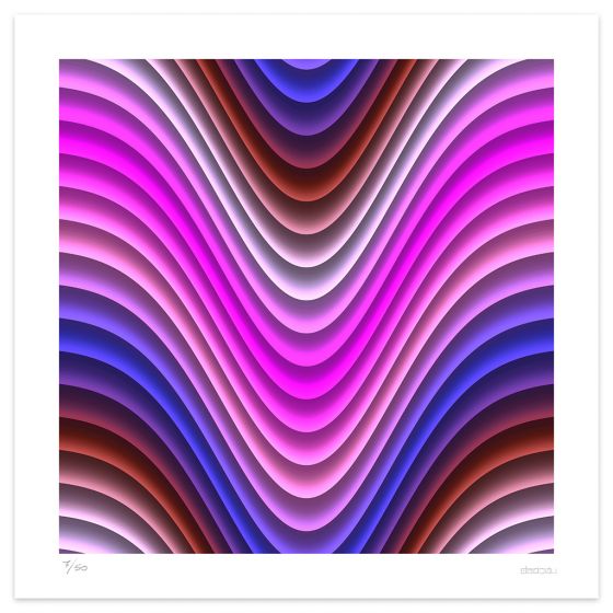 Pink Wind by Dadodu - Contemporary Art Print