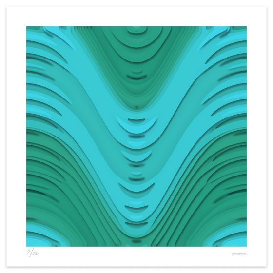 Blue Wind by Dadodu - Contemporary Art Print