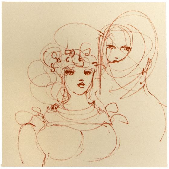 Two Women by Leonor Fini - Contemporary Artwork