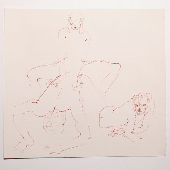 Nude Study by Leonor Fini - Contemporary Artwork