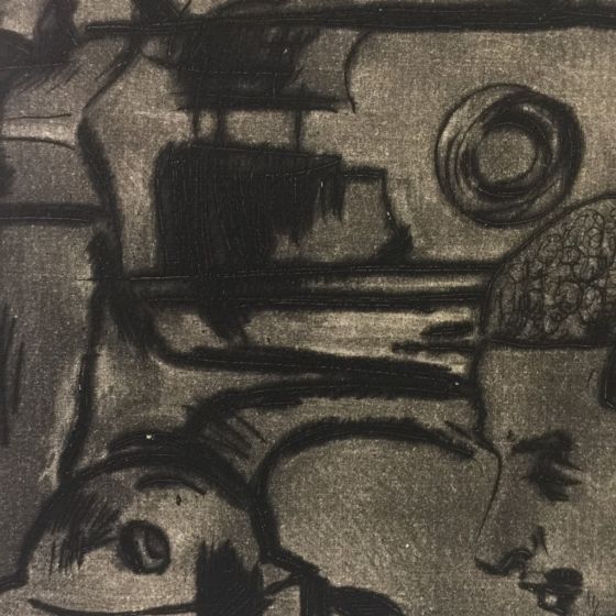 Les Mitrailleuses - from "Le Croquis du Front Italien"