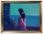 Contemporary art, Artwork, Painting, Oil painting, Nicola Simbari, Woman at the window, art, buy art online, prints, lithograph, online, artworks, artwork, etchings, etching, multiples, artists artwork, purchase artwork, original artworks, buy artwork, af
