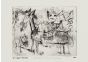  "Horseman and Horse" by Sergio Barletta - Contemporary Artwork
