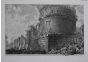 View of Mausoleo of Cecilia Metella by Giovanni Battista Piranesi - Old Master Artwork