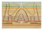 "Surrealist Composition" is an original drawing in mixed media on paper, realized by Jean Delpech (1916-1988). 