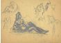 Studies of figures by Pierre Segogne