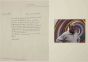 Autograph  Letter by Piero Dorazio and Photo