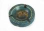 Vintage Turquoise Ceramic Ashtray
