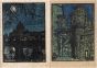 "Rome from bridge Sant'Angelo" and "Temple of Nerva"