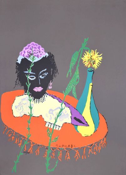 Colored Still Life by Antonietta Raphaël Mafai - Contemporary Artwork